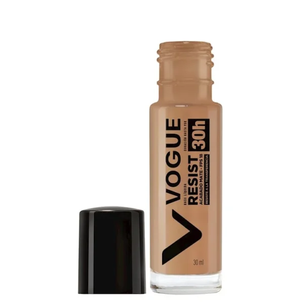 Base Liquida Para El Rostro Vogue Resist Tono Miel